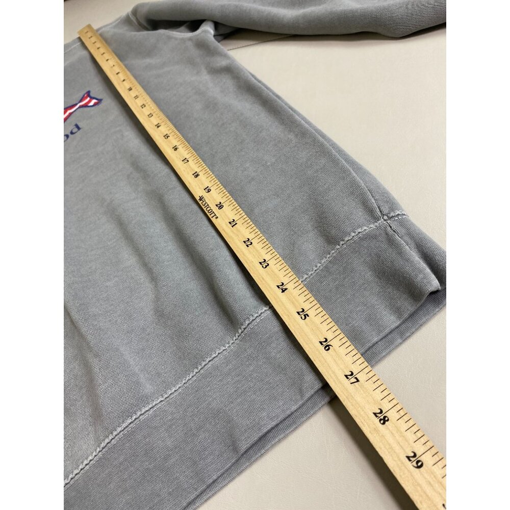Comfort Colors Cape Cod Gray Sweatshirt Men Size Small Lounge Vacation Casual - Picture 6 of 16